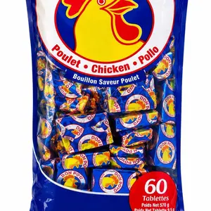 Don Poyo Chicken Bouillon Cubes, 60 Count - Rich Chicken Flavor Food