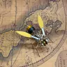 Metal Insect Bee Model Kit, Adult DIY Steampunk Mechanical Assembly, Creative Collection Gift, Desktop Decoration, Valentine's Day Christmas Gift