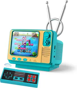 Retro Handheld Games Console with 308 Classic Games 3 Inch Screen Mini TV Video Games Player Support AV Output Electronic Games Xmas Gift for Boys Girls 4-12
