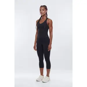 CloudForm™ 18″ Midrise Capri Legging - Black
