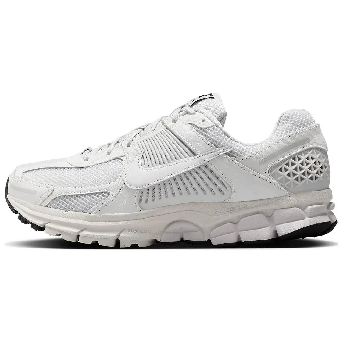 Nike Zoom Vomero 5 White Vast Grey Stylish Comfortable Cushioned Breathable Low Top Commuter Running Shoes Women's FQ7079-100