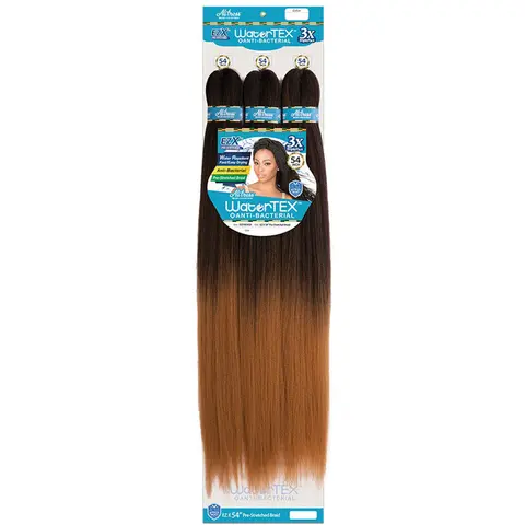 Ali Tress Synthetic Ez X WaterTex Pre Stretched Braids 3X 54"