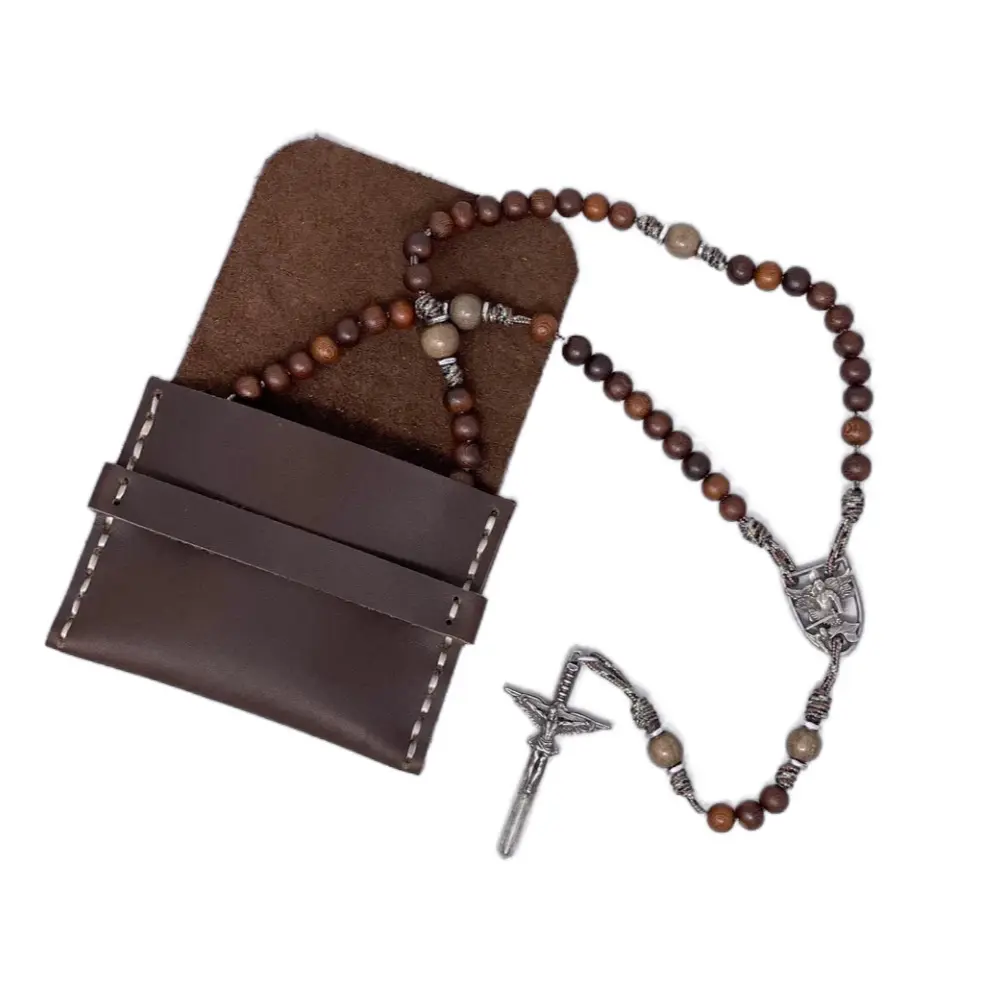 Leather Rosary Pouch