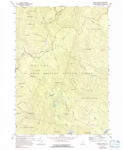 Mount Kineo New Hampshire USGS Topographic Quadrangle Map, 1973, 1:24000