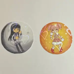 Sun and Moon Madoka Magica Stickers