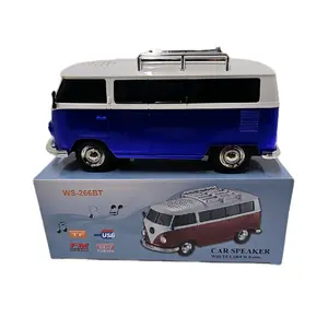 Wester Portable Wireless Car Speaker with TF/USB/FM Radio. Loudspeaker output  .External audio input pay USB/TF card in mp3 audio file and external power charging interface