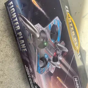 Remote Control Jet Fighter Plane Jet Toy for Kids 360° Stunt Flips, Colorful LED Lights, Easy RC Drone Toy for Beginners