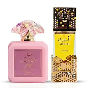Atheeri by Lattafa + Pink blush by Ard Al Zaafran | 100ml EDP | 3.4 fl.oz | bundle