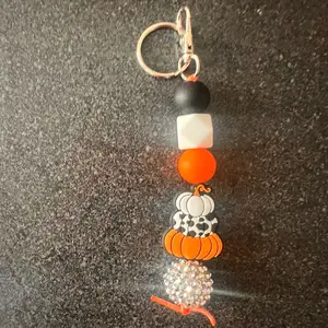 Pumpkin keychain