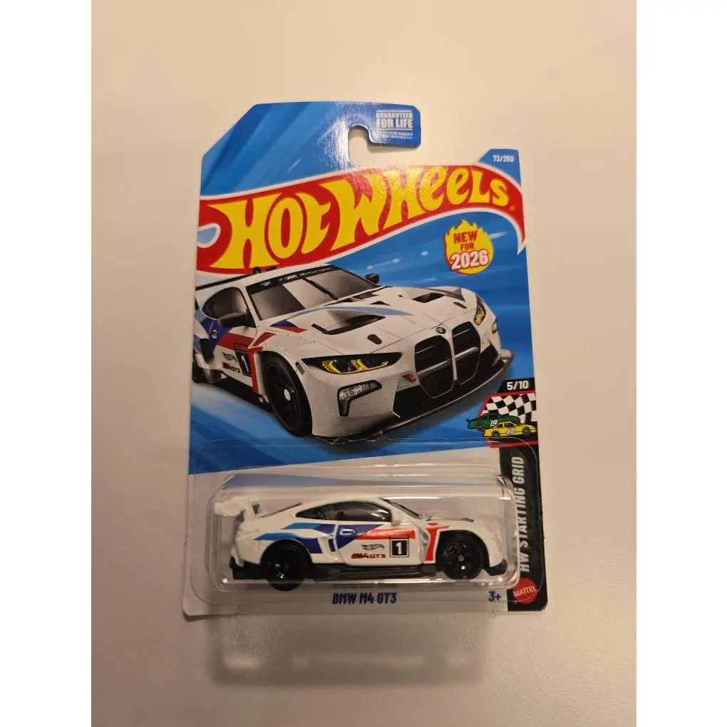 Hot Wheels BMW M4 GT3 Die-Cast Car - 2028 New Model - 5/10 Series - 3+ Years - Collectible Toy Vehicle