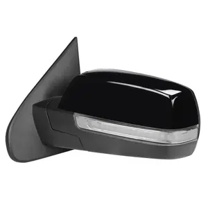 2014-2018 Chevrolet Silverado/GMC Sierra Manual Fold Power Adjustable Heated LED Turn Signal Glossy Black Side Mirror (Driver Side only)