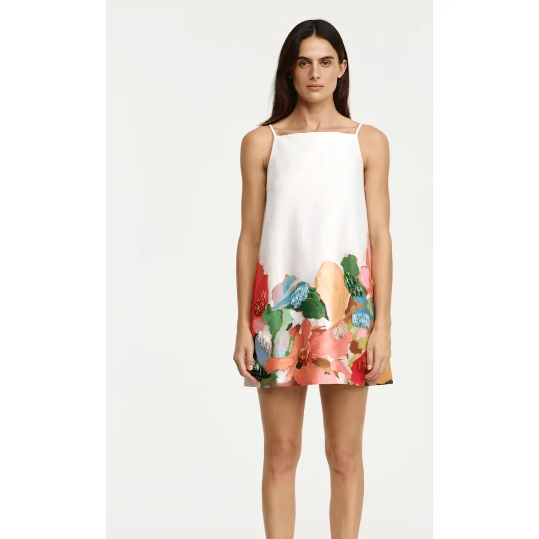 Acler Java Mini Dress in Mixed Floral