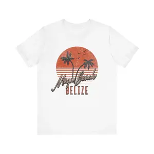 Maya Beach Belize: Unisex Jersey Short Sleeve Tee