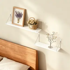 Wall Mounted Storage Rack (fresh Cute Style), Decorative Organizer for Girls' Bedroom, Renters Friendly, No Drilling Required, Wall Mounted Shelf