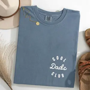 Cool Dads Club Graphic Tee | Comfort Colors Banana Yellow Dad Shirt | Retro Aesthetic Father's Day Gift | Trendy Dad Life Shirt