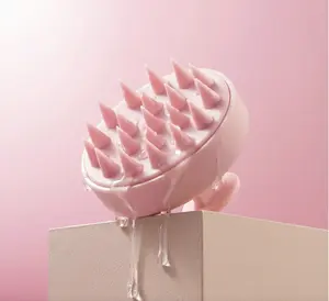 Scalp Massager Brush for Hair Growth Soft Silicone Scrubber for Dandruff Buildup Stress Relief Body Care Gentle Care for All Hair Types