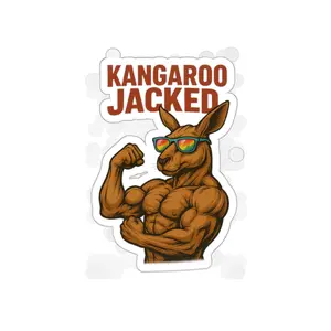 Kangaroo Jacked: Outback Flex Sticker