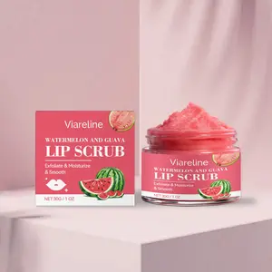 Watermelon Papaya Lip Scrub Balm, Gentle Exfoliating, Smooth and Soft Lips, Lip Scrub for Women, Natural Ingredients