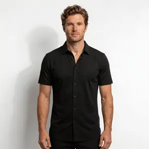 Slim Fit Stretch Short Sleeve Shirt