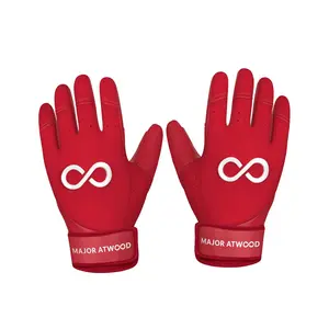 ORIGINAL SERIES RED SHORT CUFF PRO 100% 0.9MM AAA AFRICAN GOAT® LEATHER