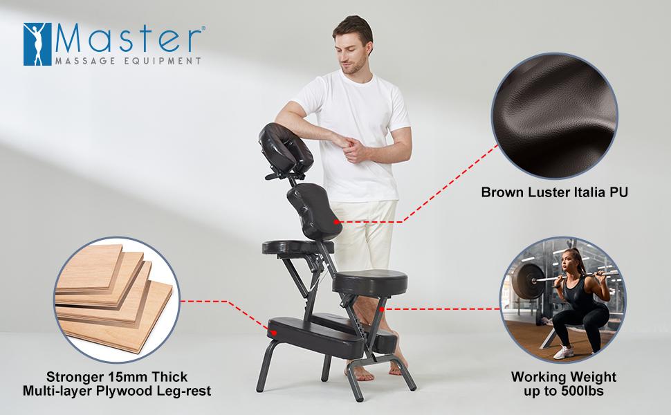 The BEDFORD Portable Massage Chair Package - Master Massage