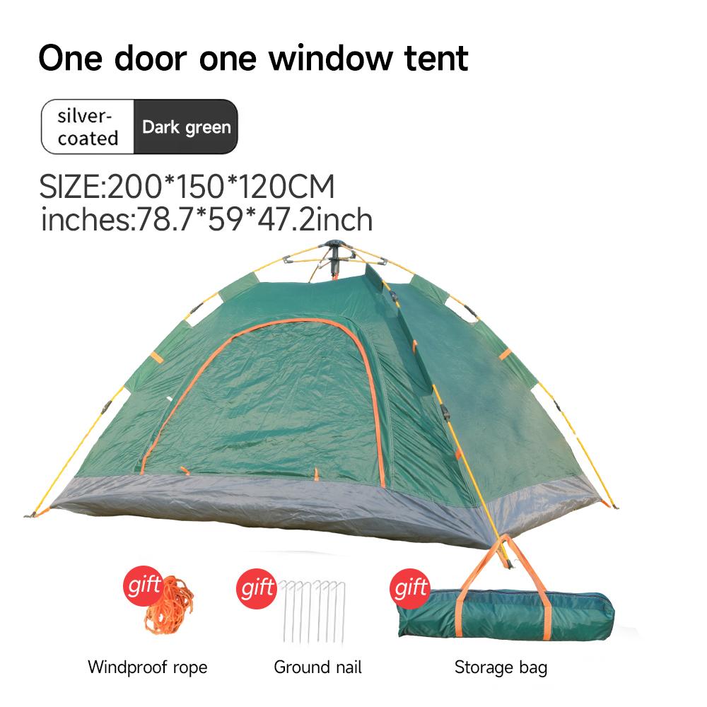 Reactive Outdoor Tent - 3 Second Tent - 3 Sec Instant Pop Up Tent - Easy and Quick Setup Camping Tent - 1 Person Setup Waterproof Double Layer Outdoor Camping Tent