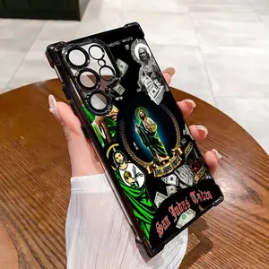 Creative Jesus Pattern Phone case For SAMSUNG GALAXY S22 S23 S24 S25 FE ULTRA PLUS Four Corners Cases