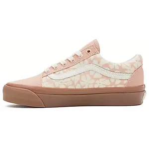 Vans Old Skool 36 Women’s Low-Top Skate Shoes – Comfortable, Cushioned, and Versatile Pink and White Verifiable, with credentials and supporting global authentication