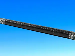 EVO CAMO POOL CUE - GHOST - LEATHER WRAP