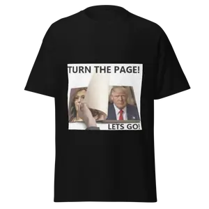 Official Donald Trump (Turn the Page)Classic Tee Cotton Fabric