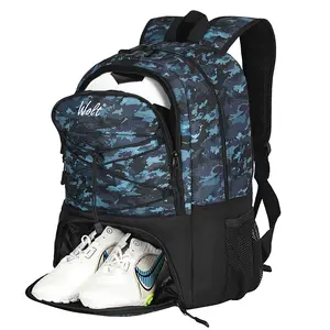 Wolt Youth Soccer Backpack for Summer 2026 Soccer Season, Multi-Sport Bag with Ball & Cleat Compartments, Functional Kids Sports Luggage for Youth Athletes