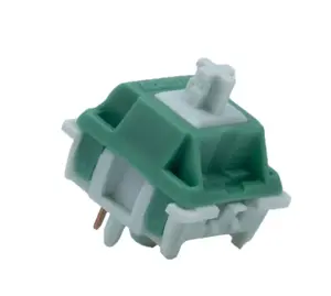 GATERON Green Apple Heavy Tactile Switch 63gf 2.0mm Pre-travel 3.4mm Total Travel Full POM Housing Stainless Steel Spring Pre-lubed 5-Pin SMD LED