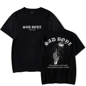 Junior H Sad Boyz Aesthetic Tshirt, junior h merch, junior h shirt merch, Latin Streetwear Tee with Spanish Quote, Emotional Sadboy Graphic Shirt for Men and Women