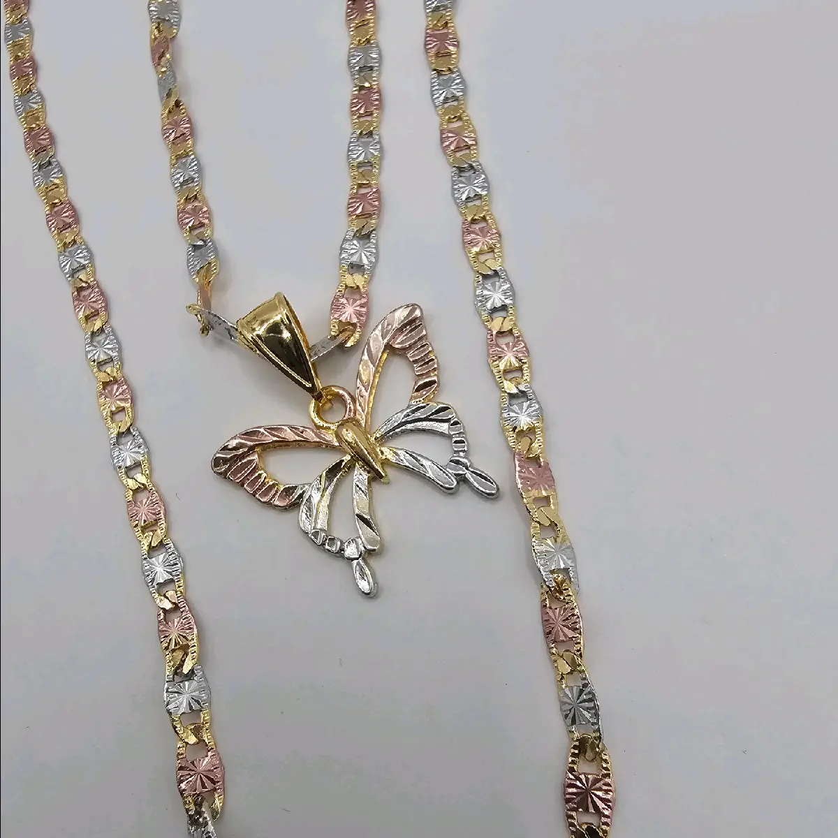 BUTTERFLY cute Necklace gold-plated three colors fashion style