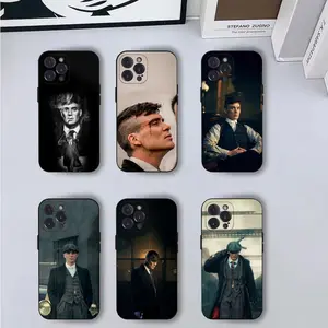 Peaky Blinders Movie Smartphone Casing - Soft Black Handheld Accessories for iPhone 17,16,15,14,13,12,11,Pro,X,XS,Max,XR,Plus,Mini Devices