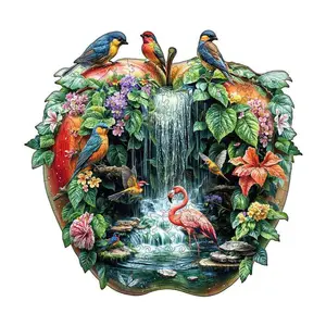 Paradise Garden Wooden Jigsaw Puzzle