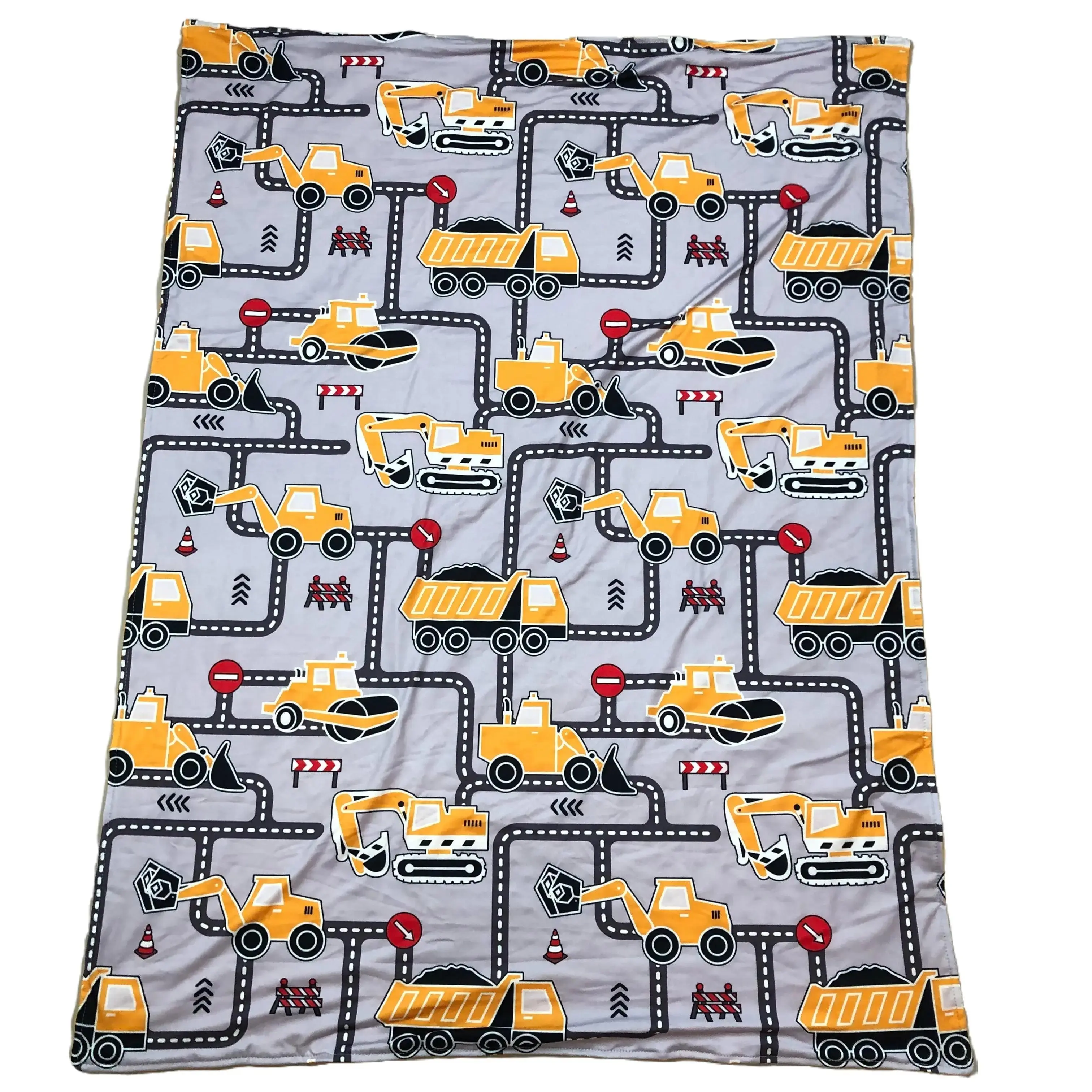 Soft Minky Baby Comforter - Personalized for Baby Boys (Unisex Names), Camo Mallard Animal or Engineering Vehicle Print, Toddler Bedding, Kid Bedding, Elastane-Infused Silk Blankets & Throws, Yes, TTS
