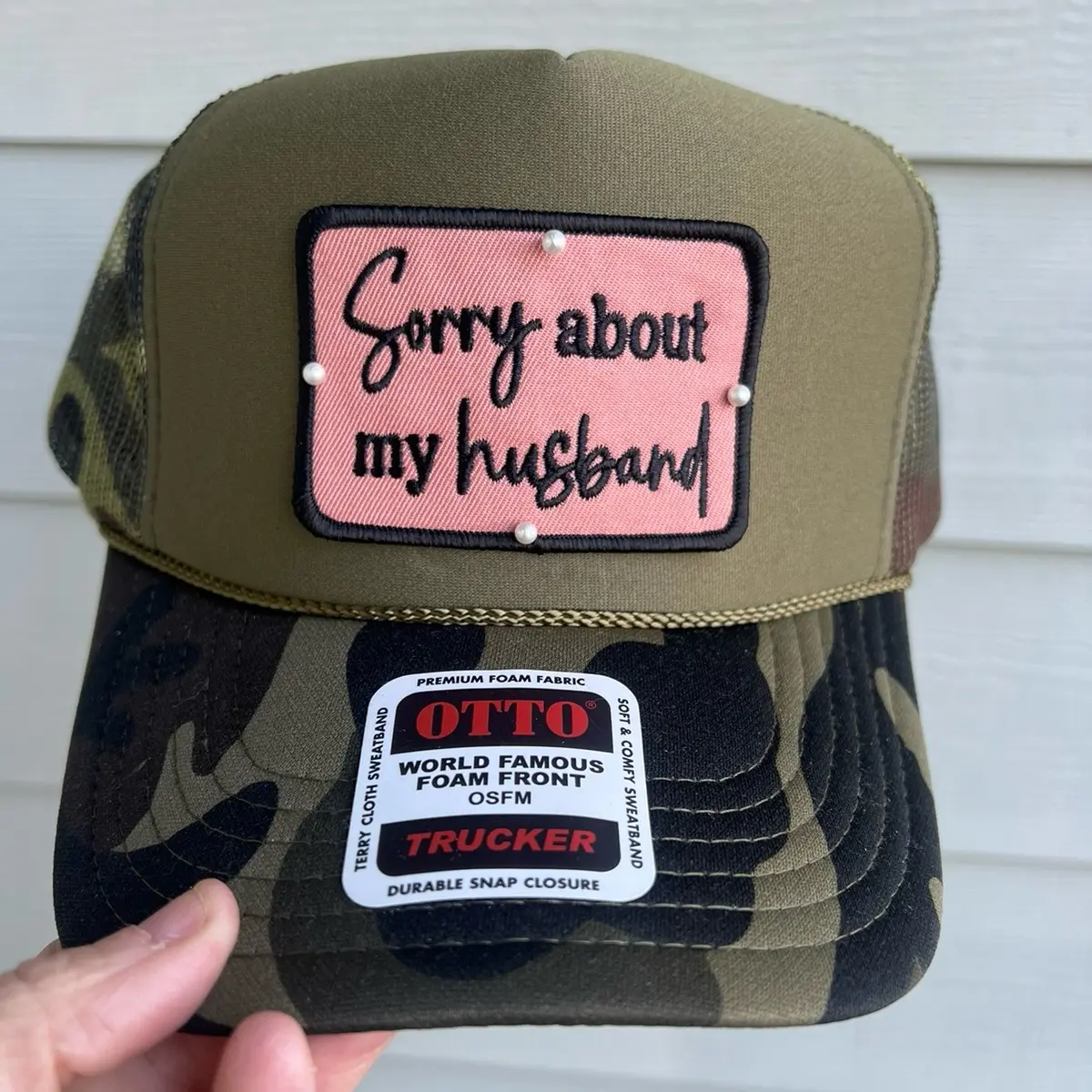 Sorry about my husband Trucker Hat