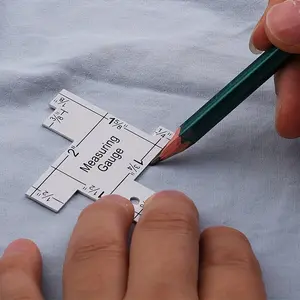 Premium Sewing Ruler - Precise Fabric Cutting & DIY Design Tool - Durable, Clear for Easy Measuring and Creative Crafting