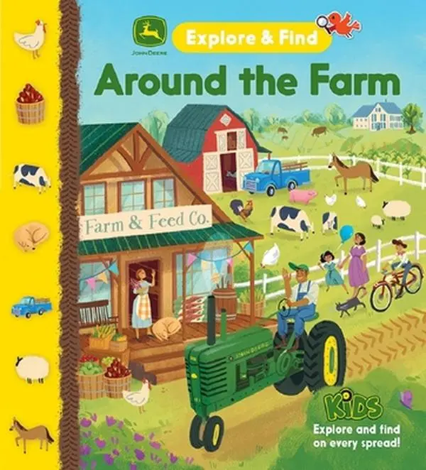 USED-John Deere Kids Around the Farm by Redwing, Jack (Board book)
