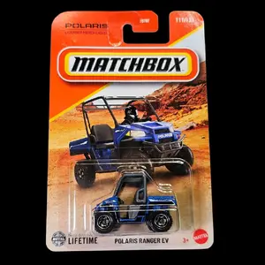 Matchbox Polaris Ranger Ev Blue 111/125 Chevy Corvette