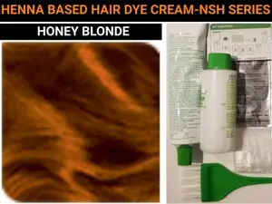 Dye Gray Hair Honey Blonde-Dark Blonde-Golden Blonde-Chocolate Blonde-Light Blonde and Ultra Blonde with Henna Hair Dye Cream Kit or Change your Hair Color-Permanent Long Lasting Hair Dye Colors-Silicone Free-Organic-Suitable for Women-Men-All Genders