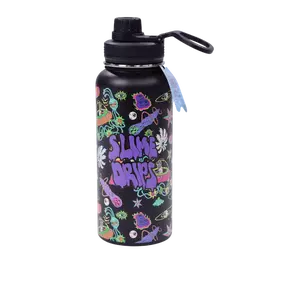Slime Drips Planet Pattern Water Flask