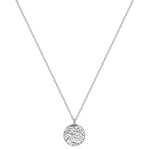 Pendant Necklace Gold Choker Layered Coin Open Karma Circle Full New Crescent Moon 14K Gold Plated Dainty Simple Moon Phase Jewelry for Women Gift