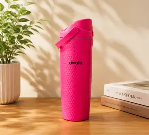 Bright Pink Owala Bottle – Perfect Reusable Tumbler for On-the-Go Adventures!