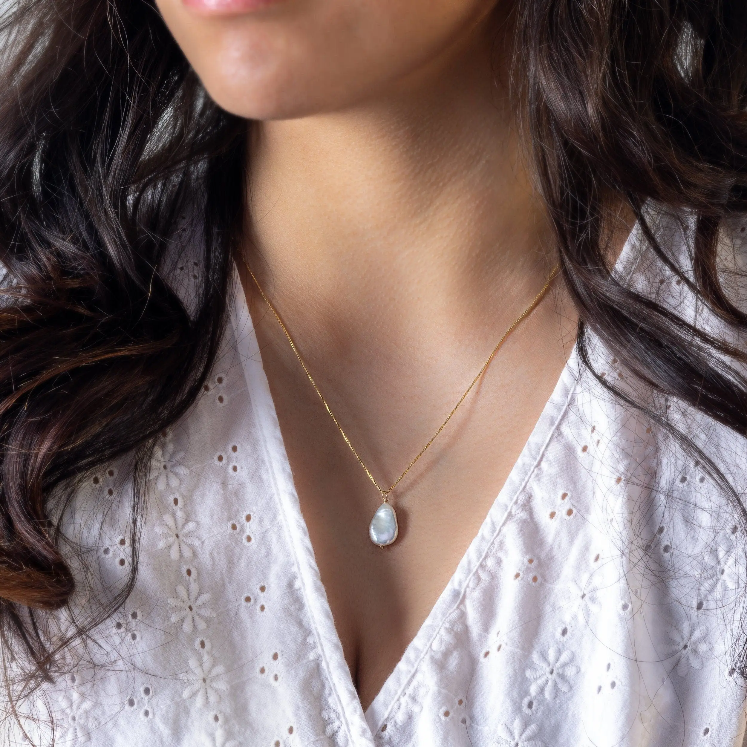 Keshi Pearl Necklace