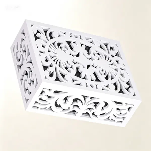 Modern Design Doorbell Chime Cover| Decorative Wooden Doorbell Box Only, Standard Size (7.75" x 6" x 2.75")| Decorative Doorbell Cover| Reusable Protective Cover, Easy to Install| Front Door Chime Cover, Decorative Wall Mounted Cover
