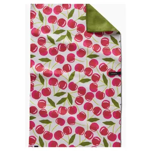 Cherry Chic Double Sided Tea Towel