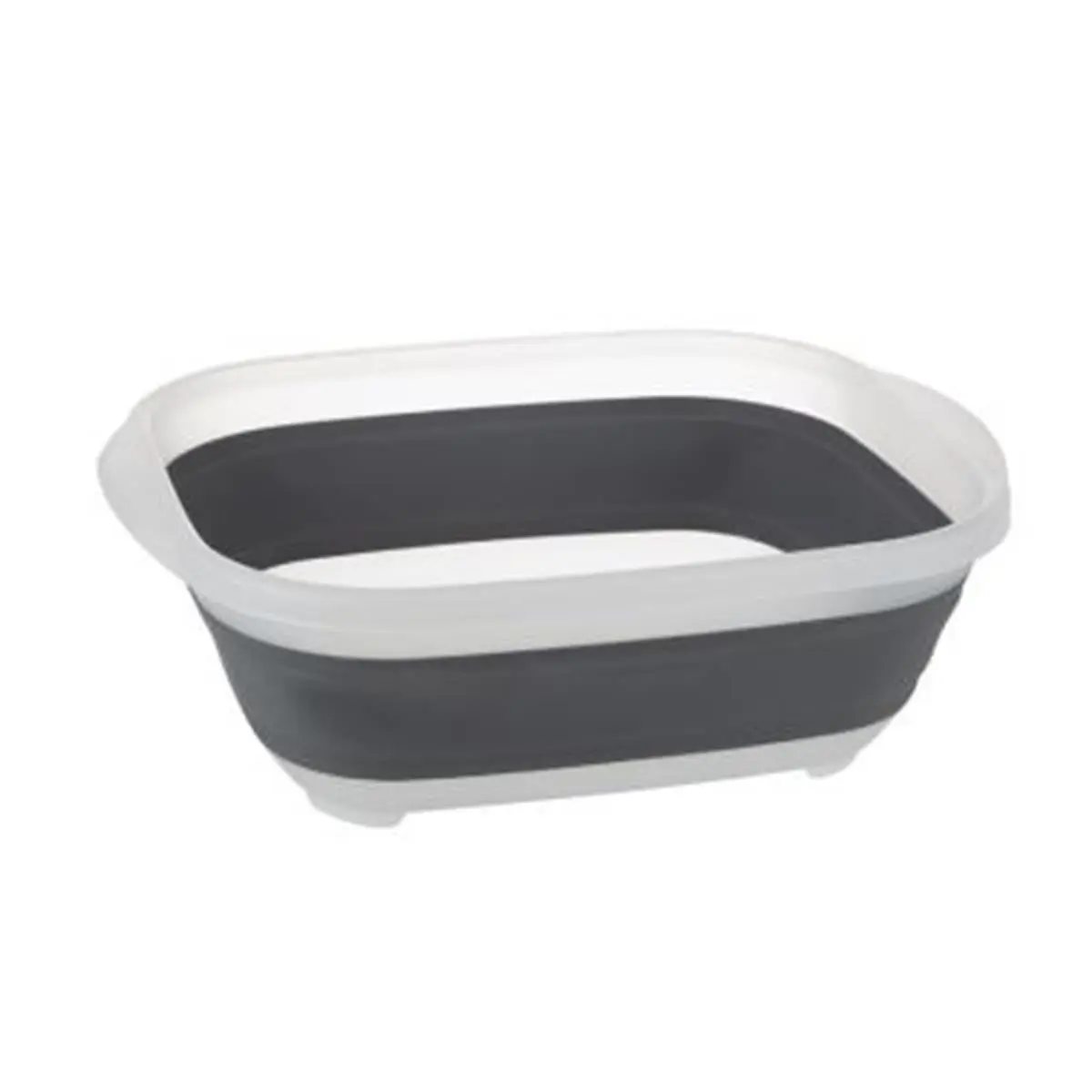 212 MAIN Large Space-Saving Collapsible Wash Tub - Portable Foldable Bathroom Wash Basin, Progress International CDT2GY Model, Home Bathroom Accessory, Portable Wash Tubs