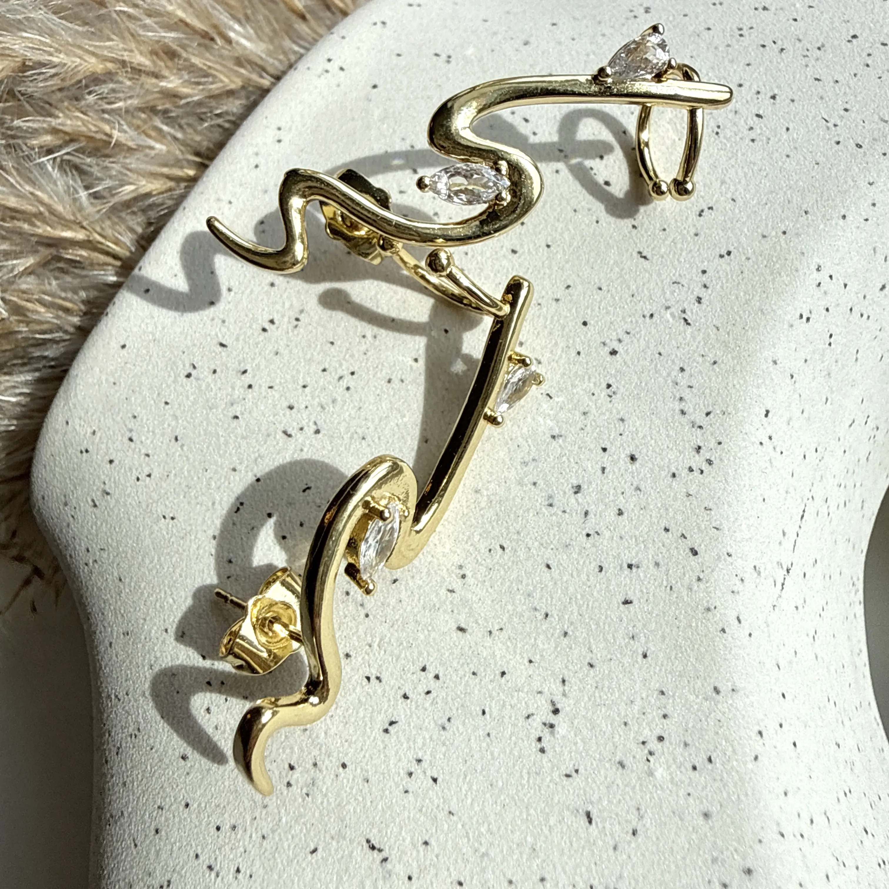 Earring Ear cuff Chic Earrings Earring Ear cuff Chic Earrings
